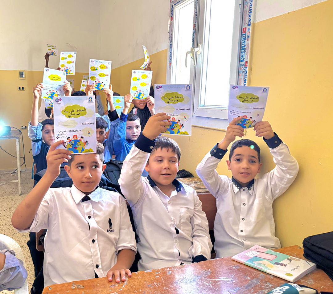 جامعة لبدة الكبرى تختتم مبادرتها التوعوية في مدرسة بلال بن رباح بمدينة الخمس