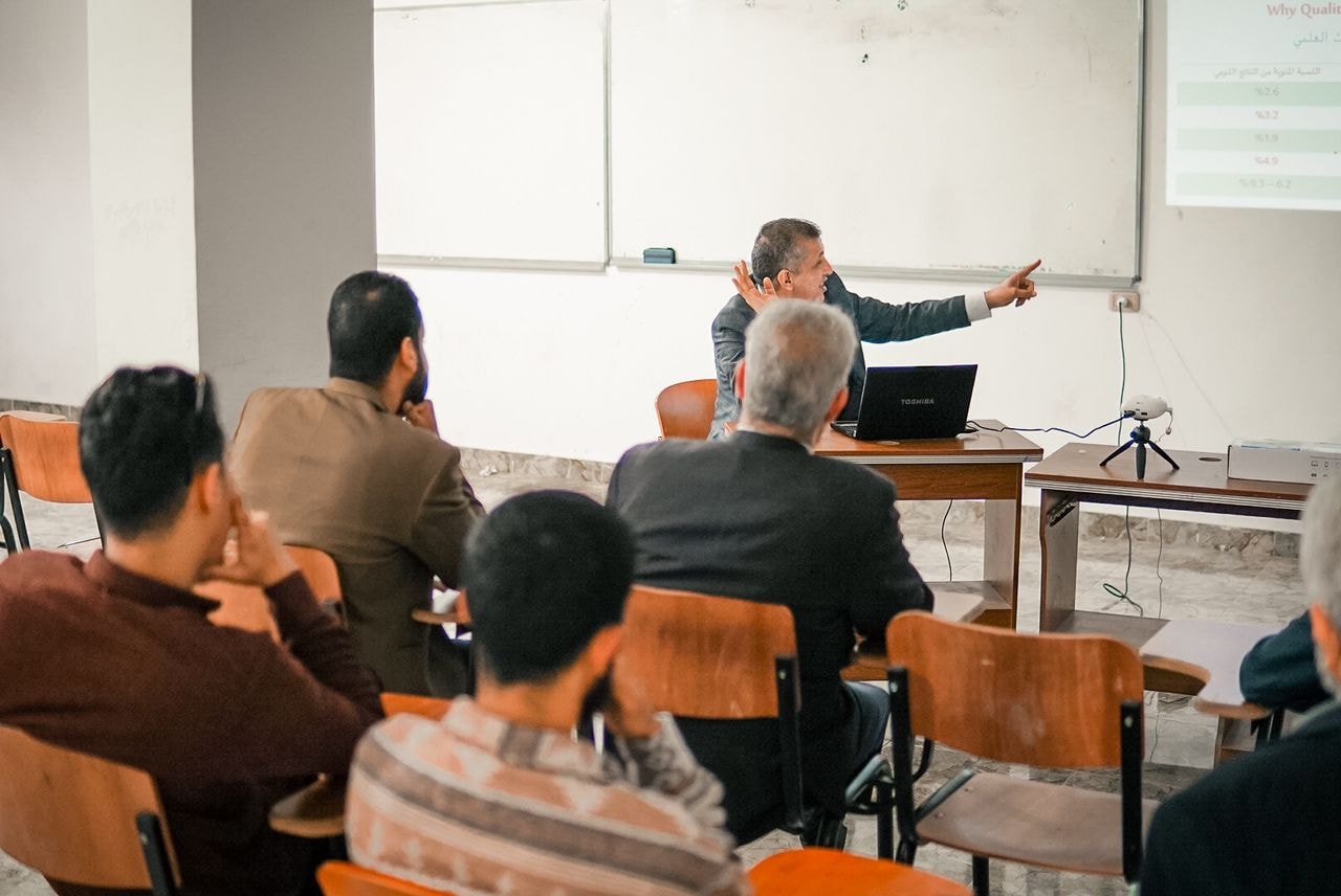 ورشة عمل بعنوان ثقافة الجودة في مؤسسات التعليم العالي